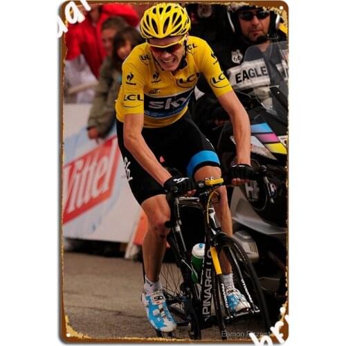 Chris Froome Metal Plaque Poster Wall Pub Personalized Wall Decor Cinema Tin Sign Poster