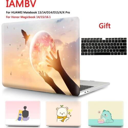 Cartoon color print Case For huawei Matebook Mate 13 14 Mate book X pro,Cases for Mate book D14 D15 X 2020 MagicBook14 15 16.1