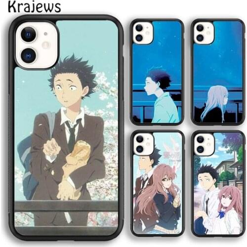 Krajews A Silent Voice anime love Soft Phone Case Cover For iPhone 5 SE 6s 7 8 plus X XR XS 11 12 pro max Samsung Galaxy S9 S10