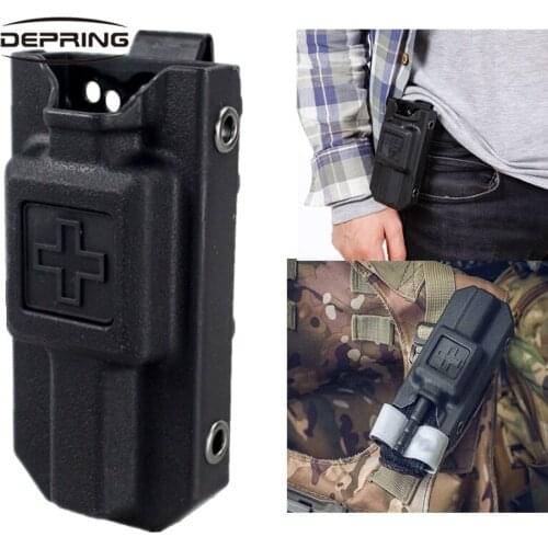 Tactical Outdoor Tourniquet & Carrier Pouch Sets for Skirmish Airsoft Hunting Emergency Supplies Storage Bag