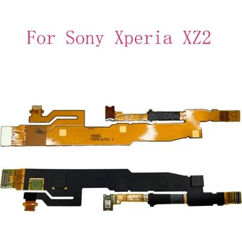 Main Microphone Board Flex Cable For Sony Xperia XZ2 H8266 H8216 H8296 H8276 Antenna Signal Connector Replacement Parts