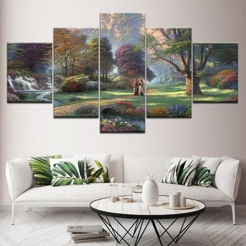 Journey to the West TV 5 Piece Canvas Wallpapers modern Poster Modular art painting for Living Room Home Decor