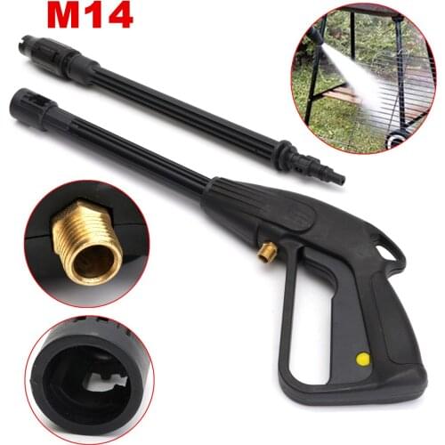 M14 Adjustable High Pressure Washer Spray Guns Spray Nozzle Water Lance Power Washer Car Auto Garden Washing Cleaning Tool