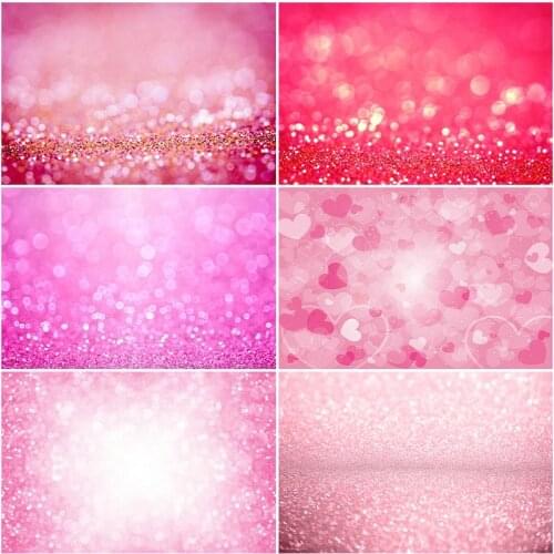 Pink Red Beautiful Shine Light Spot Backdrop Photography Background Baby Shower Celebration Photo Booth Studio Decor