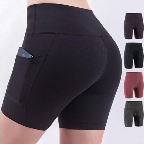 Yoga Sports Shorts Women Double-sided High Waist Gym Workout Running Butt Lifting Squat Proof Fitness Tights Leggings
