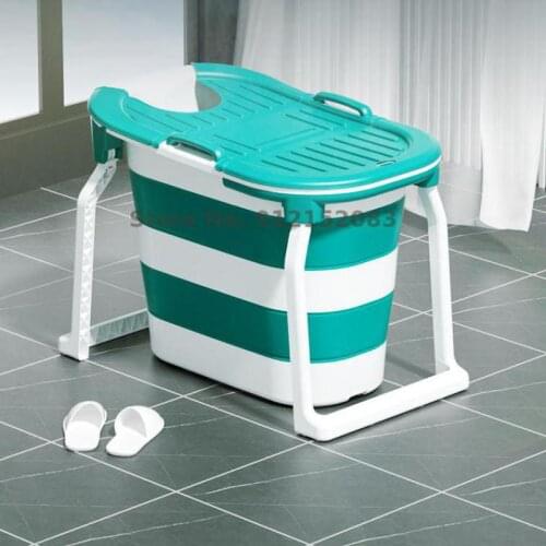 Enhanced Bath Tub Adult Plastic Household Bathtub Folding Bath Tub Adult Full Body Bath Tub