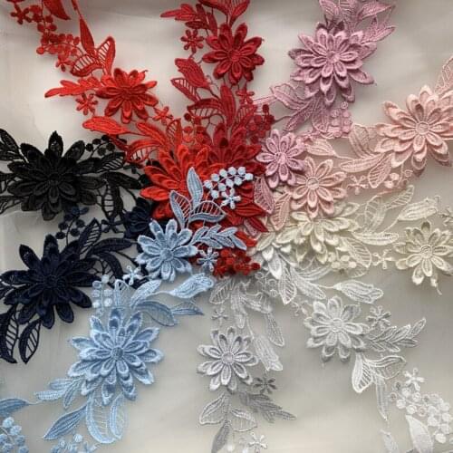 10pieces/lot Water Soluble Exquisite Lace flower DIY Bridaltiara Wedding Shoes Wedding Dress Decoration Materials