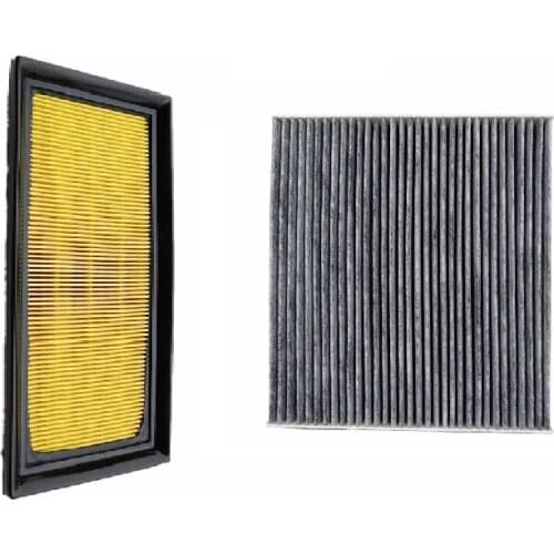 Air Filter Cabin Filter 2 Pcs for Toyota Vios Yaris l 1.3 1.5 Model 2013 2014-today Car Accessoris Filte 17801-0y050 87139-06060
