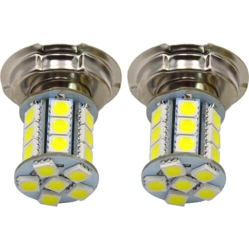 2Pcs 12V P26S 24SMD LED White Motorbike Motorcycle Headlight Bulbs Lamp for Motorbikes/Motorcycles