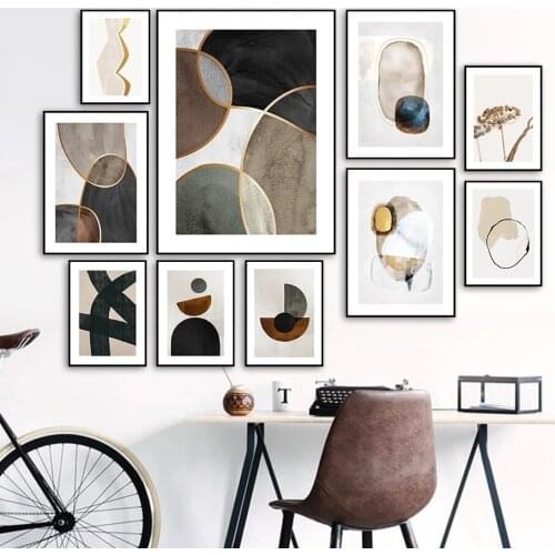 Abstract Minimalist Luxury Poster Home Decor Modern Art Picture Wall Art Canvas Painting Nordic Line Prints For Domitory Design