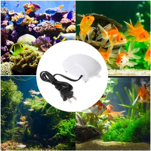 Aquarium Air Pump Fish Tank Mini Compressor with Check Valve Tube 2pcs bubble stones Aquatic Accessories 2m Rubber Hose