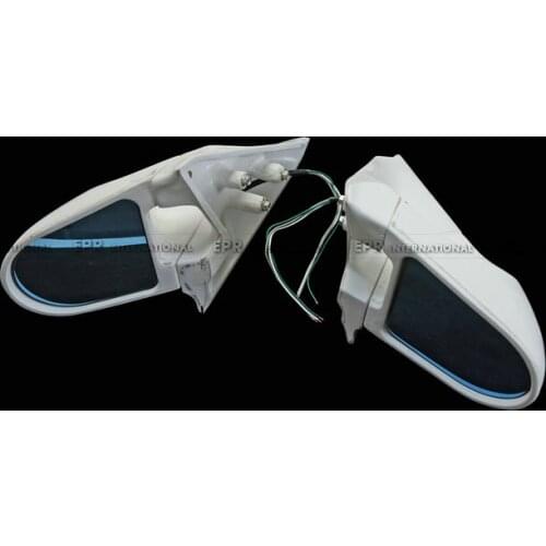 Right Hand Drive Vehicle For Nissan R33 Skyline GTR GTST Ganador Style Glass Fiber Unpainted Aero Mirror Exterior Accessories