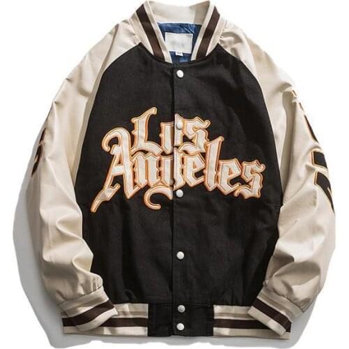 2021 New Spring&Autumn Embroidery Baseball Jacket Womens Coat Mens Couple Bomber Unisex Boyfriend Style Varsity Hiphop Street