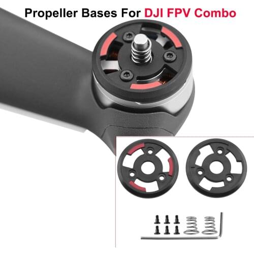 For DJI FPV Combo Drone Propeller Bases Mounting Plate Base CW CCW Spring Part Replacement for DJI FPV Accessories