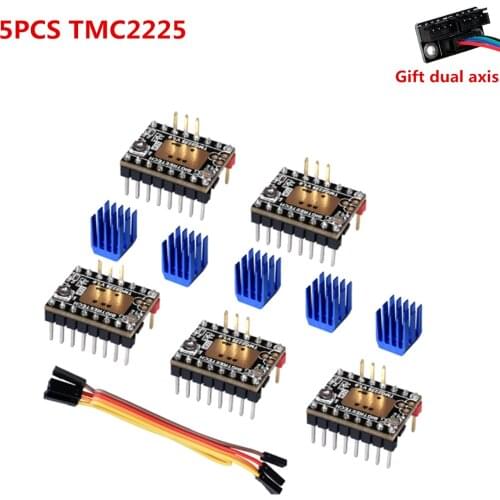 BIGTREETECH TMC2225 v1.0 UART stepper motor driver module replace TMC2209 TMC2208 TMC2130 For SKR V1.3 SKR V1.4 MKS ROBIN NANO