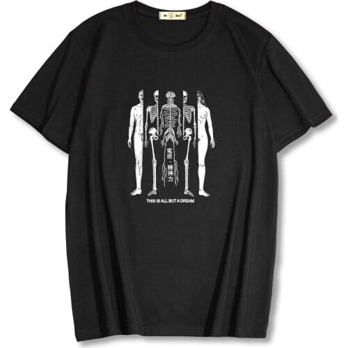 Summer 100% cotton short sleeve men Tshirt printing loose o-neck men t shirt casual streetwear tops tee harajuku Mens clothing