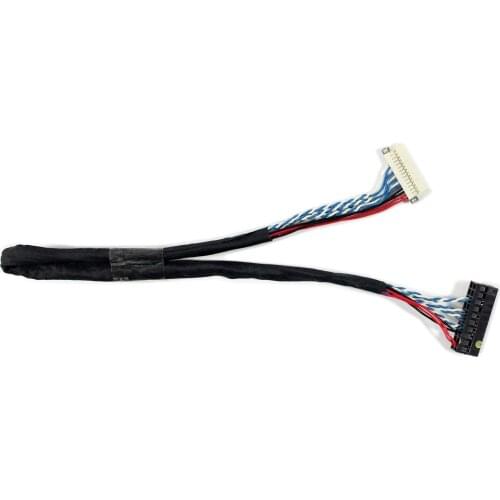 LVDS CABLE DF19-14P 1ch 6bit for 10" 12" LCD Screen