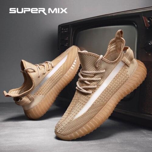 2021 New Mens Sneakers Summer Super Breathable Men Running Shoes Fabric Light No-slip Comfortable Outdoor Walking Footwear