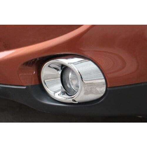 2X Car Auto Front Bumper Left and Right Fog Light Lamp Covers Trim Styling Sticker For Mitsubishi Outlander 2013-2015
