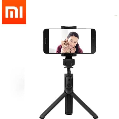 Original Xiaomi Mijia Wireless bluetooth Foldable Handheld Tripod Selfie Stick Monopod Selfiestick Shutter For Samsung iPhone
