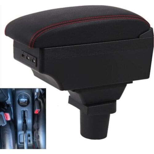 For Toyota RAV4 armrest box USB Charging heighten Double layer central Store content