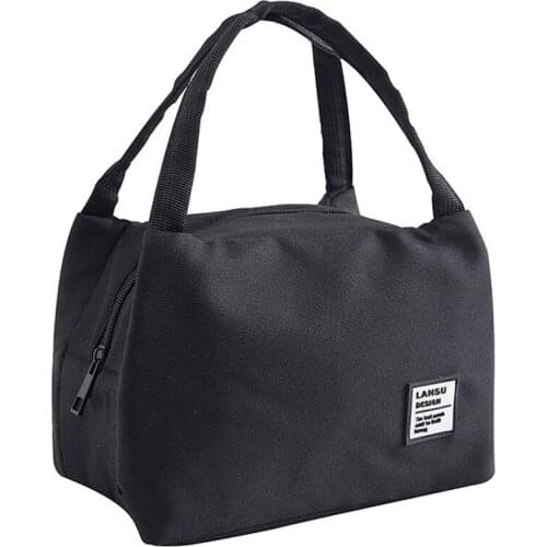 Portable Lunch Bag Large Capacity Thermal Insulated Lunch Box Tote Cooler Bag Bento Pouch Lunch Container School Food Storager