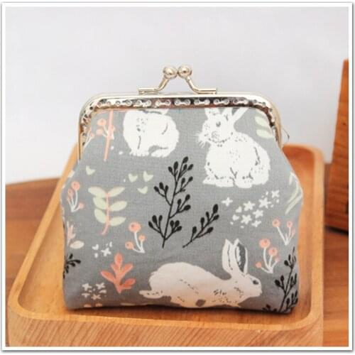 Dailylike Metal Frame Bag Material Handmade Coin Coin Purse Women Wallet Key Credit Card Holder Making Tools Unfinished