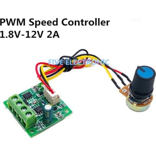 PWM DC Motor Governor 5V6V12V24V Reduction-Motor Speed Controller 3A5A10A LED Dimming Module