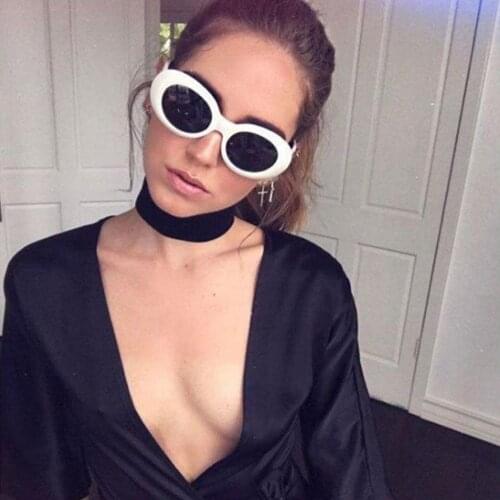 Retro Vintage Unisex Sunglasses Rapper Oval Shades Punk Glasses Rock Band Rock Driving Outdoor Sports Driver Goggles Gifts