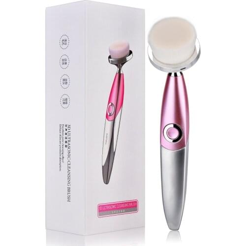 Face Cleansing Brush Silicone Facial Brush Deep Cleaning Pore Cleaner Face Massage Skin Care Waterproof Facial Brush 3D