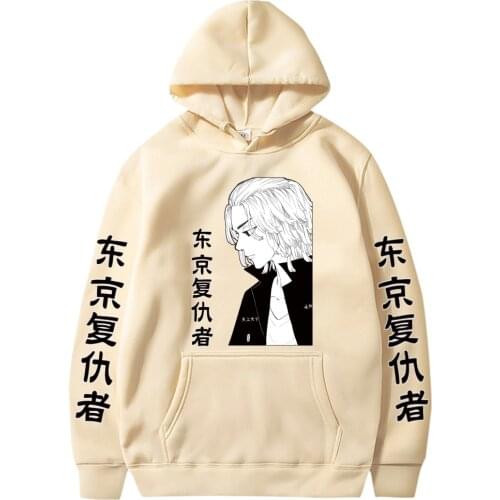 Japanese Anime Hoodie Tokyo Revengers Mikey Pullovers Tops Loose Autumn Man Woman