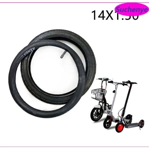 14inch 14x1.50 tyre outert and inner tire for Electric Motorcycle Pneumatic Tyre 14*1.50 tube Wheels Motorbike Tires Bicycle