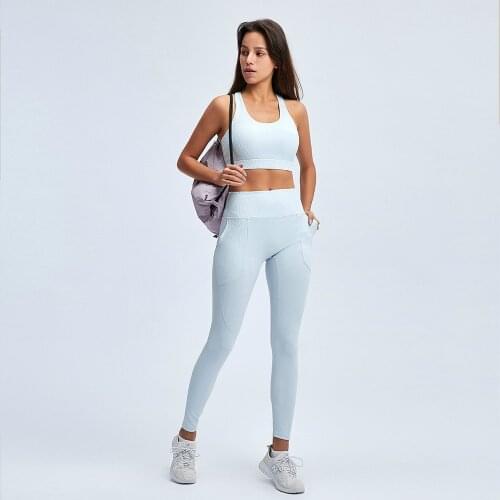 GUTASHYE High Quality Yoga Sets Women Clothes Suit Sportswear Gym Fitness Sport Bra And Leggings High Waist Pant Outdoor Running