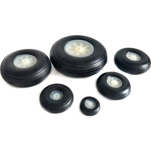 1 Pair of RC Wheels PU Rubber Wheels For Toys Airplane 1" 1.25" 1.5" 1.75" 2" 2.25" 2.5" 2.75" 3" 3.25" 3.5" 3.75" 4" 4.5" 5"