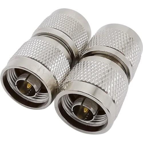 1Pcs N Male to N Male RF Coaxial Cable Adapter N Plug to N Type Plug Converter Connector For WiFi Router Antenna