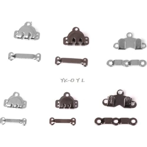 10x Trouser Skirt Hooks + Bars Fasteners For Suit Pants Extenders Tailor Sewing