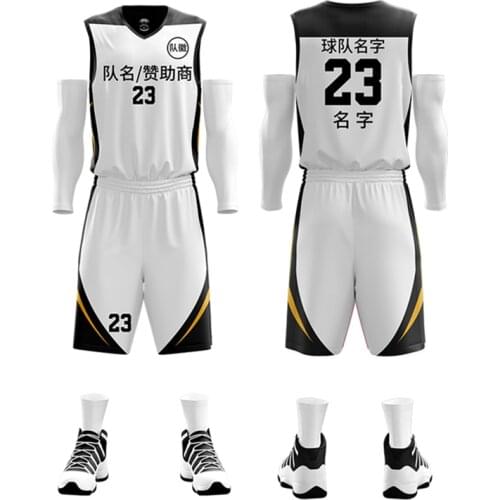2021 Quick Dry Men Boys Throwback Basketball Jerseys Set Blank College Team Sports Clothes Running Training Suits Uniforms Print