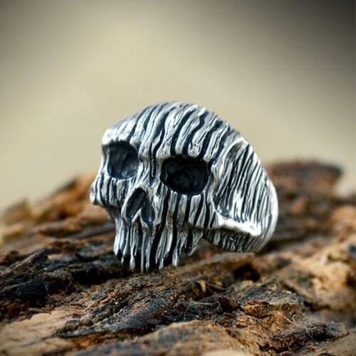 2021 Vintage Women Rings Stainless Steel Rings Men Punk Rock Biker Jewelry Decoration Men Jewelry