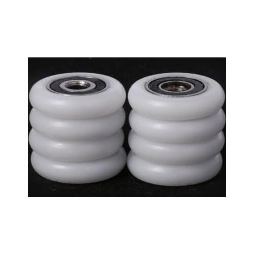 8 Pcs Bath cabinet roller wheel shower room accessories bearing roller wheel 23/25/27mm Drop Ship