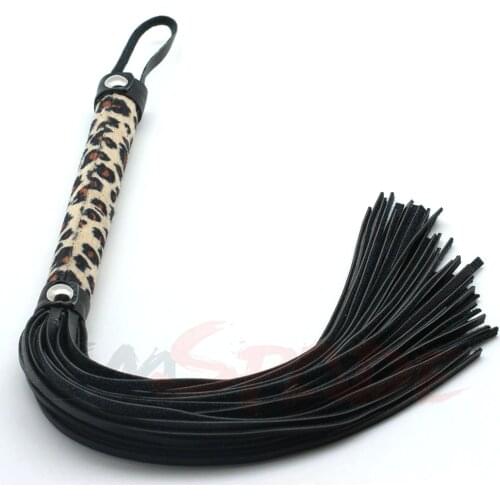 BDSM Bondage Restraints PU Leather Delicate Whips Fetish Horse Crop Whip Spanking Paddle Flogger Adult Flirt Sex Toys For Couple