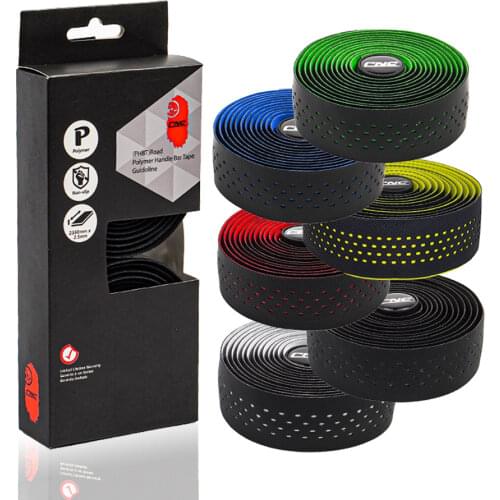 CNC Road Bike Handlebar Tape,2350mm Athletics Anti-Vibration Wrap Bicycle Handlebar Tape 2pcs
