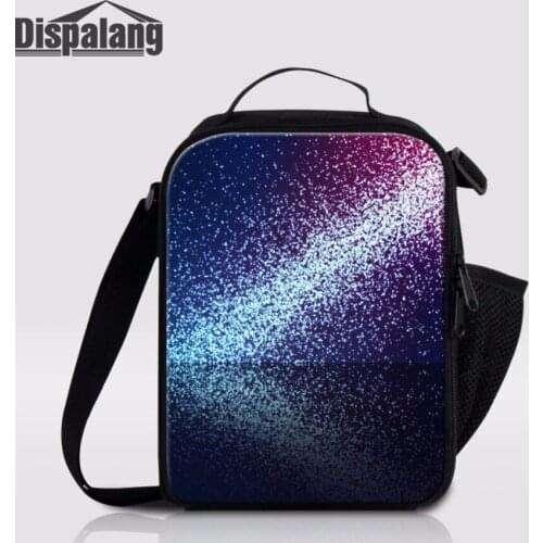 Dispalang Kids Lunch Bags Thermos Food Storage Bags For Women Shinging Colorful Insulated Lunch Cooler Bag With Zipper Bolsas