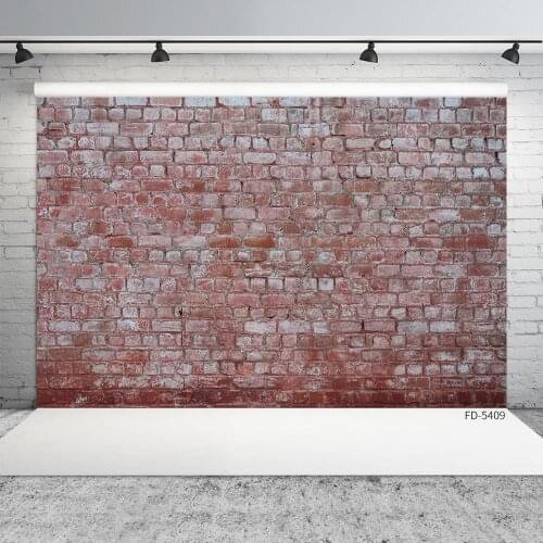 Photo Backdrop Brick Wall Computer Printed Photocall Photography Background for Children Baby Portrait Pets Toy Photobooth Props