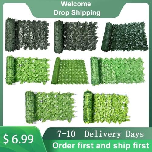 0.5x3M Artificial Apple Leaf Fence Net Balcony Fence Privacy Screen Garden Home Wall Decor Wedding Backgroud