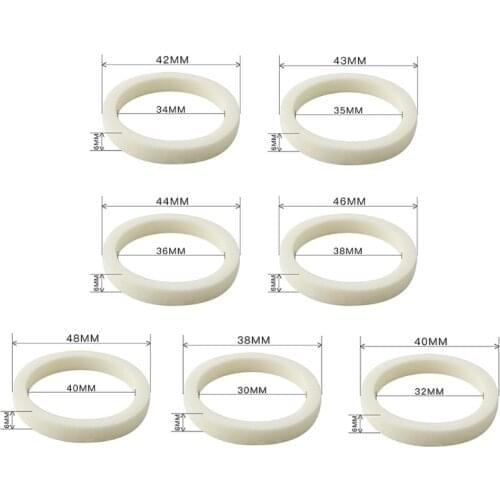 30/32/34/35/36/38/40mm Bicycle Sponge Ring Oil Dust Sealed Foam Ring Kit for Cycling Accessories 2pcs