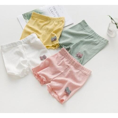 Summer Girls Shorts Kids Panties Girl Underwear Solid Legging Boxer Briefs Children Safety Pants