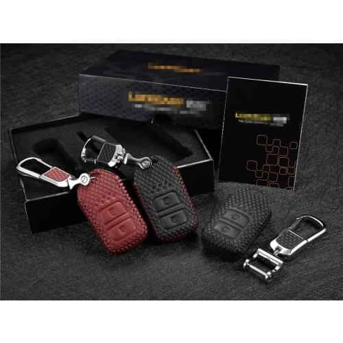 LUCKEASY For honda jade 2013 1.8L GIENIA 2017 1.5 cvt crosstour 2014 fit 2018 1.5L xr-v Car Key bag case wallet holder key cover