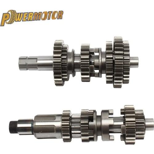 Motorcycle CB250 Reverse Gear 4+1 Main Counter Shaft Transmission Gear Box For Loncin CB250 Reverse Gears 4+1 Engines Dirt Bike