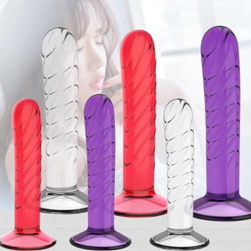 Soft Jelly Realistic Dildo Sex Toys For Women Suction Cup Crystal Fake Penis Female Masturbation G Spot Orgasm Goods For Adult