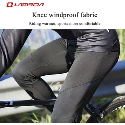 LAMEDA autumn and winter cycling pants men fleece windproof mtb riding trousers road bike bicycle riding pants